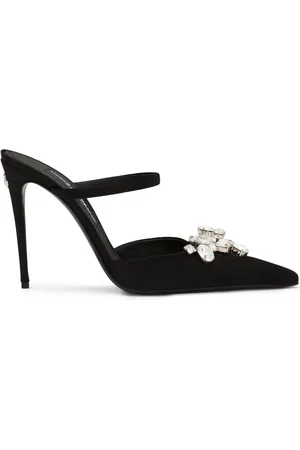 Dolce & Gabbana 105mm crystal-embellished mules