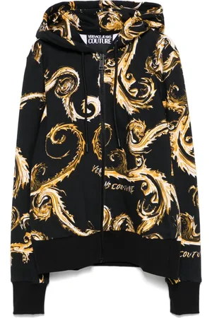 VERSACE Barocco-print hoodie