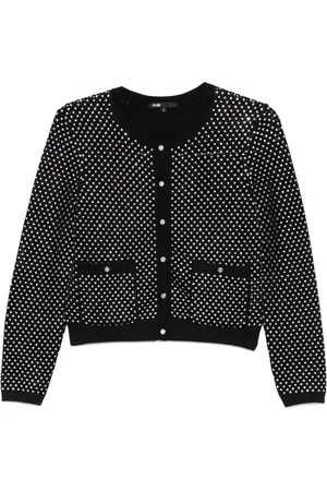 Maje Sequined cropped cardigan