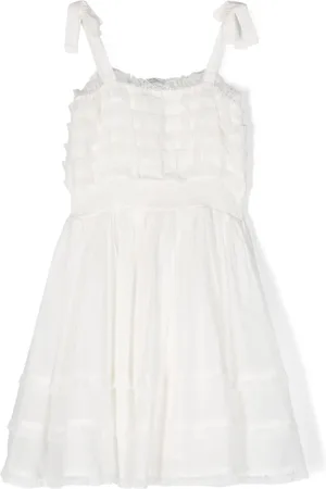 PHILOSOPHY DI LORENZO SERAFINI Ruffled cotton minidress