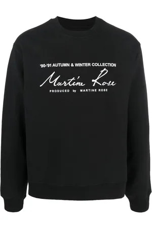 MARTINE ROSE Slogan-print sweatshirt