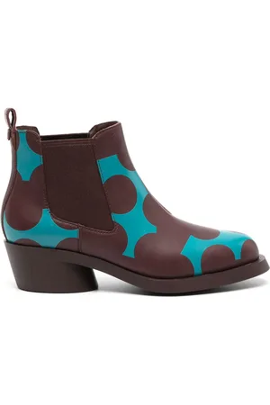Camper Bonnie 50mm calf-suede ankle boots