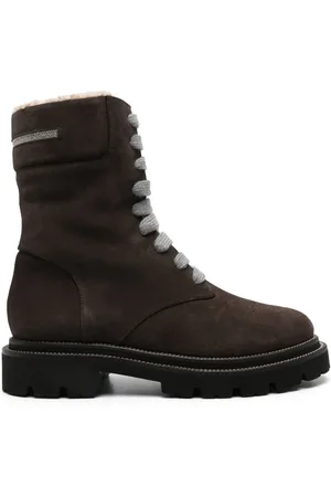 PESERICO SIGN Leather combat boots