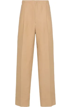 Fendi Canvas straight-leg trousers