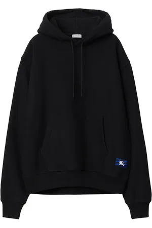 Burberry EKD-appliqu?? cotton hoodie