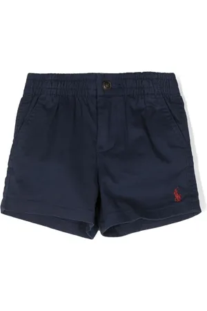 Ralph Lauren Logo-embroidered cotton shorts