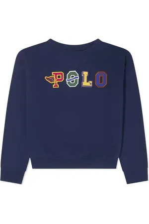 Ralph Lauren Appliqu??-logo crew-neck sweatshirt