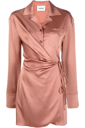 Nanushka Xaviera slip satin mini dress
