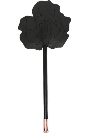 FLEUR DU MAL Rose-shaped leather paddle