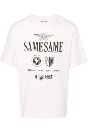 MARTINE ROSE Text-print T-shirt