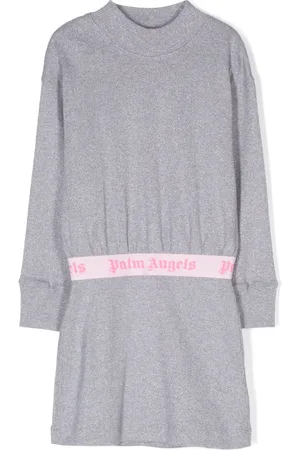 Palm Angels Logo-waistband dress