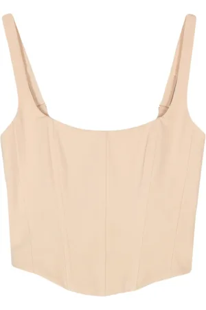 Patrizia Pepe Cropped spike-bar corset
