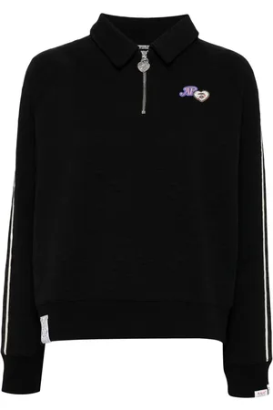 A Bathing Ape Moonface logo half-zip sweatshirt
