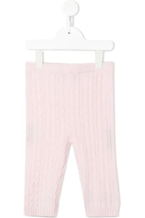 N.PEAL Cable-knit leggings