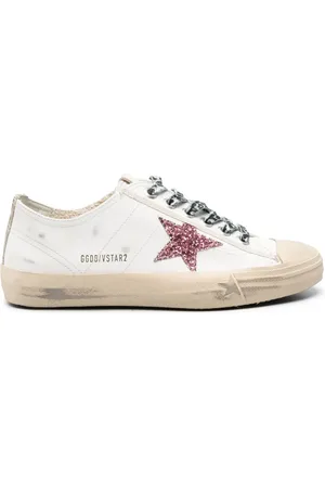 Golden Goose V-Star distressed sneakers