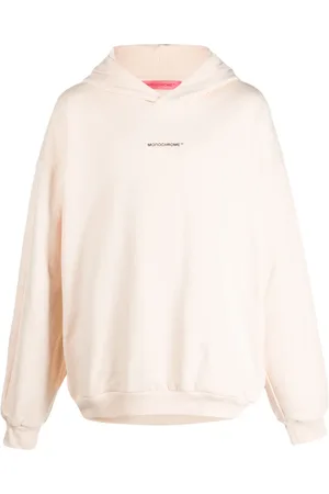 Monochrome Logo-print cotton hoodie