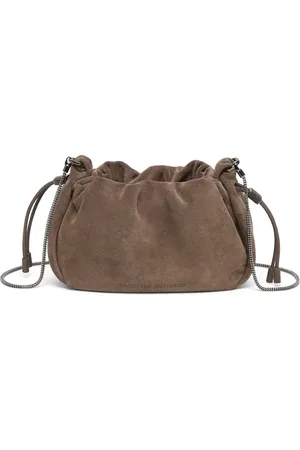 Brunello Cucinelli Suede shoulder bag
