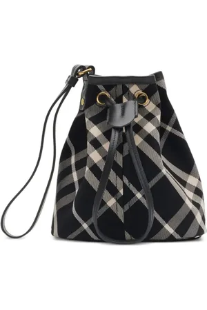 Burberry Check drawstring pouch