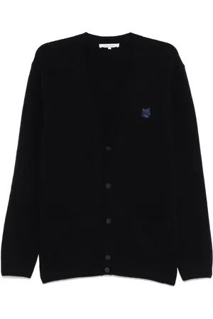 Maison Kitsuné Bold Fox Head-patch cardigan
