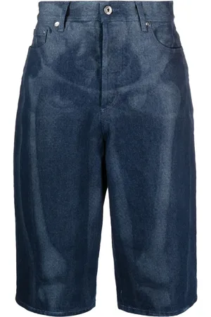 OFF-WHITE Body Scan denim shorts