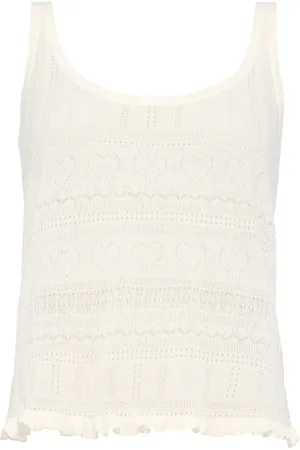 ERES Ir??ne lace cashmere tank top