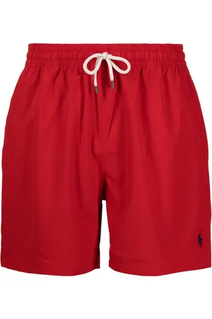 Ralph Lauren Logo-embroidered swim shorts