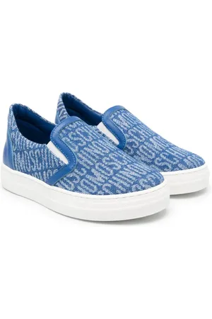 Moschino Logo-jacquard slip-on sneakers