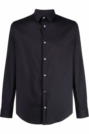 Emporio Armani Logo-patch longsleeved shirt