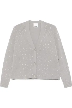 Allude Crystal-embellished cardigan
