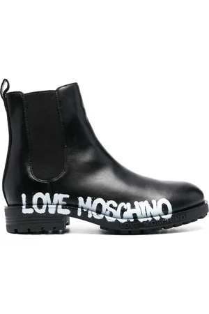Moschino Logo-print ankle boots
