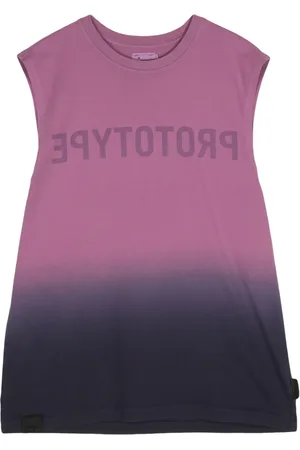 Izzue Ombr??-effect cotton tank top