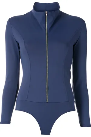 AMIR SLAMA Zipped long sleeves bodysuit