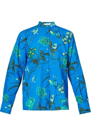 Erdem Floral-print open-back shirt