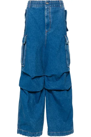 Marni Logo-patch cargo jeans