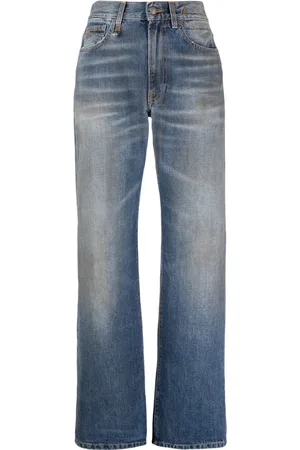 R13 Mid-rise straight-leg jeans