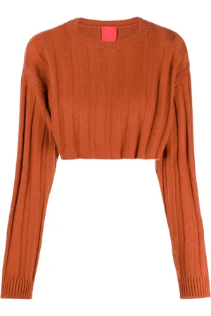 Cashmere In Love Remy ribbed-knit cropped jumper