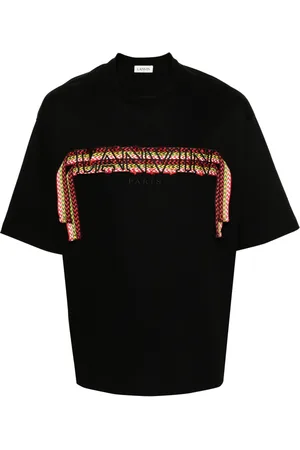 Lanvin Curb lace-detailed cotton T-shirt