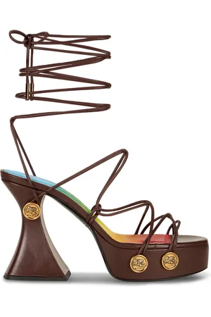 Etro Tie-fastening platform sandals
