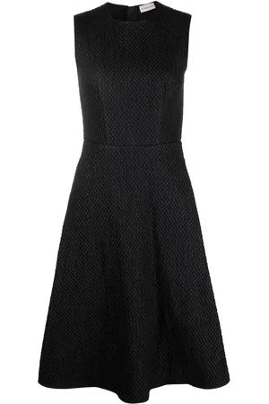 Moncler Quilted sleeveless flared dress