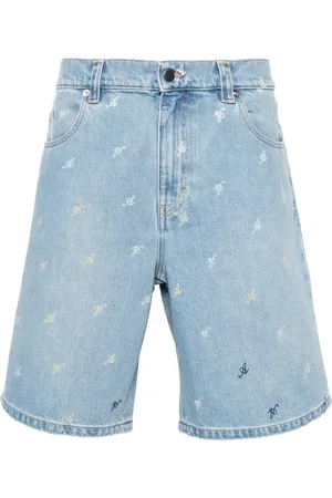 Axel Arigato Miles mid-rise denim shorts