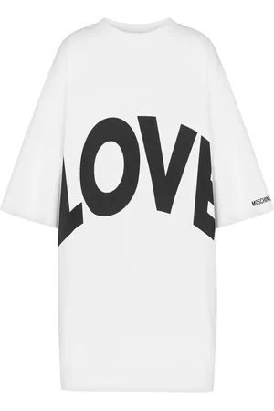 Moschino Logo-print cotton dress