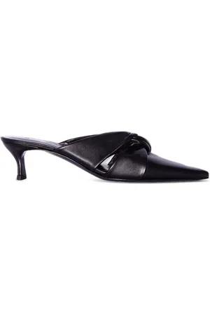By Far Leoncia leather mules