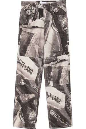 Helmut Lang All-over photographic-print jeans