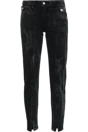 Givenchy Panel detail split hem jeans