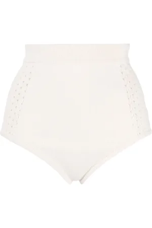 Cashmere In Love Kira crochet-knit shorts
