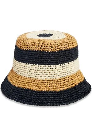 La DoubleJ Striped bucket hat