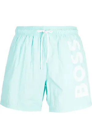 HUGO BOSS Octopus logo-print swim shorts