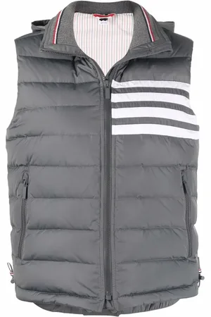 Thom Browne 4-Bar Stripe down-filled padded vest