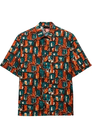 Prada Square-print shirt