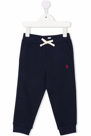 Ralph Lauren Embroidered-pony trousers